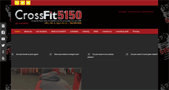 Desktop Screenshot of crossfit5150.com