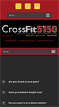 Mobile Screenshot of crossfit5150.com